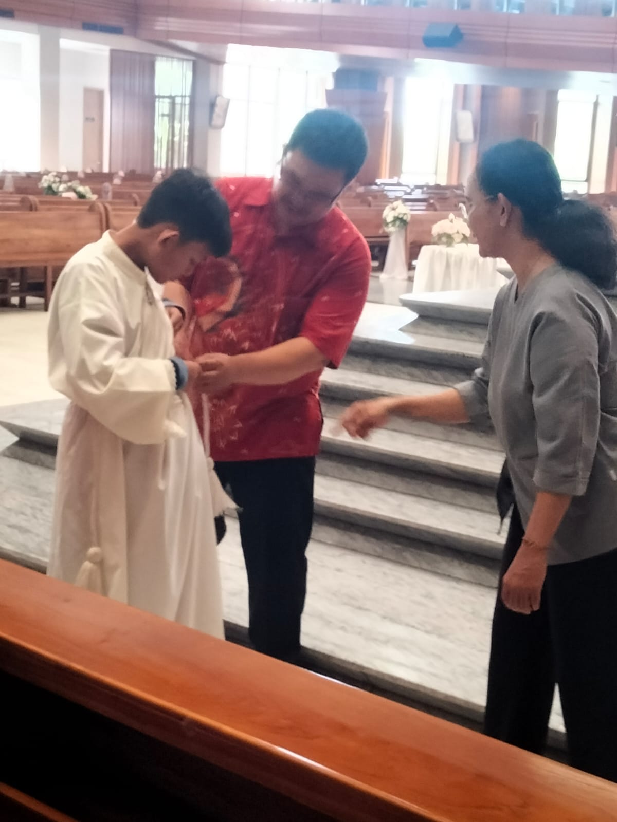 Pembekalan kedua, belajar pakai jubah